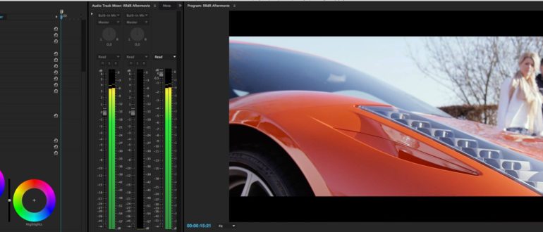Color grading after movie